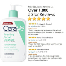 Load image into Gallery viewer, CeraVe Foaming Facial Cleanser | 16 Fl Oz | Daily Face Wash for Oily Skin | Fragrance Free
